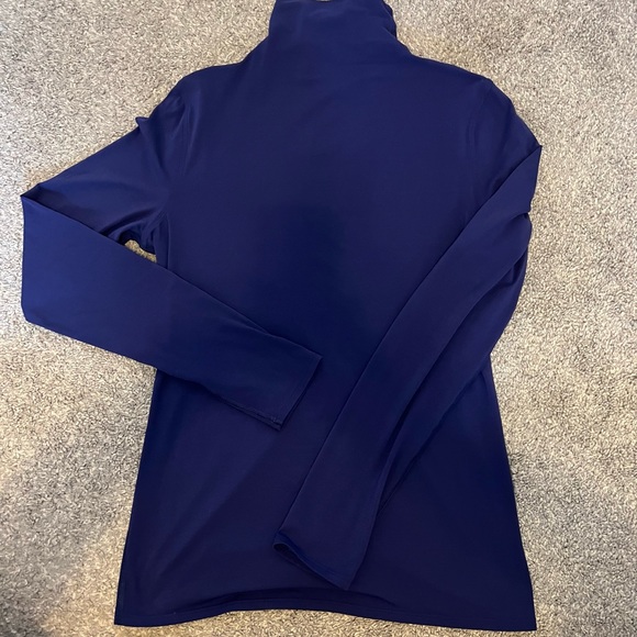 104 Lululemon soft mock long sleeve in Dark Cobalt. Size 8 - Picture 3 of 5